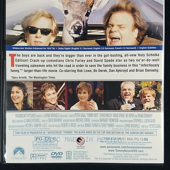 Tommy Boy: Holy Schnike Edition DVD, Widescreen + Bonus Features! - Picture 5 of 12